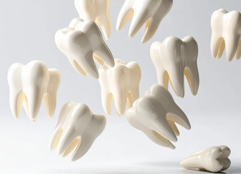 歯の模型イメージ